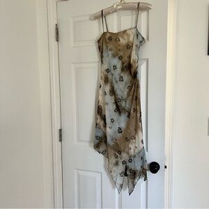 Y2K Vintage Asymmetrical Dress